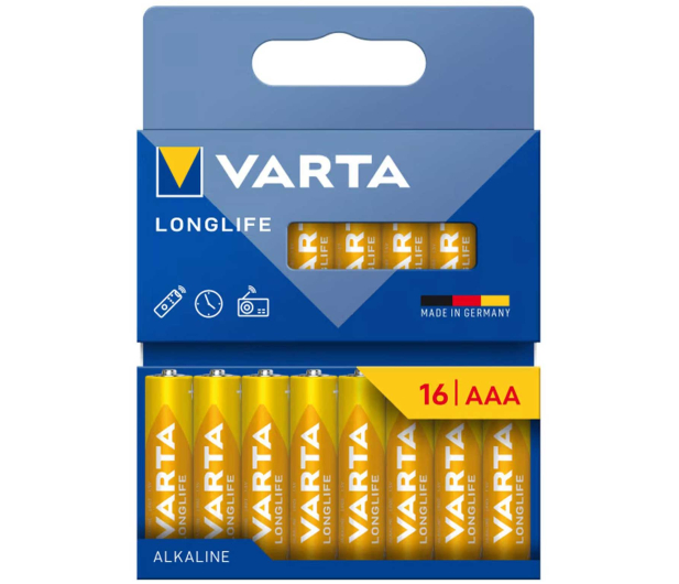 Varta Longlife AAA (16 szt.) - 1456600 - zdjęcie